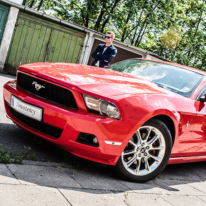 Mustang gotowy na wesele